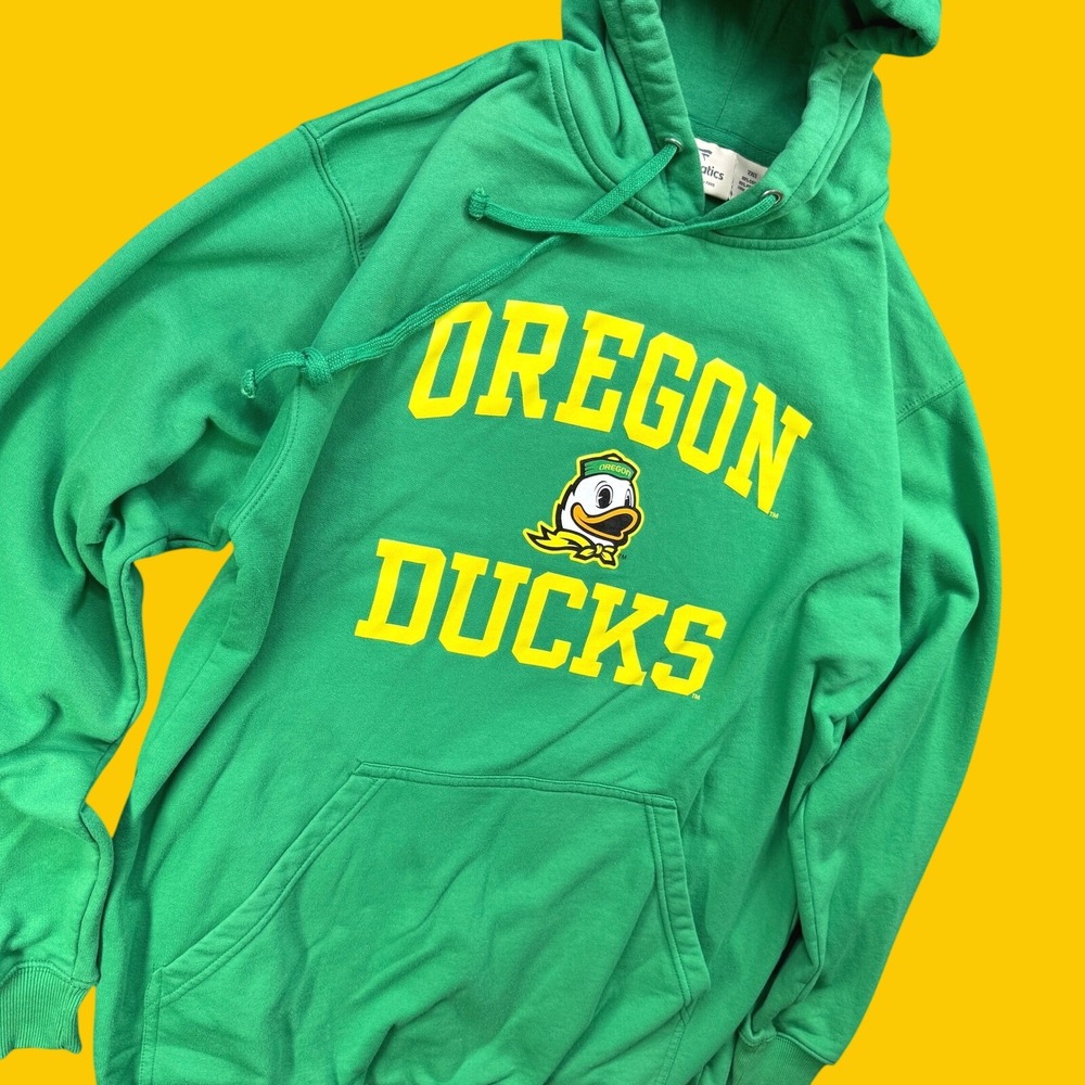 Fanatics Hoodie Men 2XLT Green Oregon Ducks Graphic NCAA Pullover Tall Fan Gear